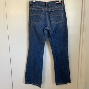TOMMY JEANS Y2K Straight leg Denim Mid Rise Cheja Blue Jeans size 30‎
